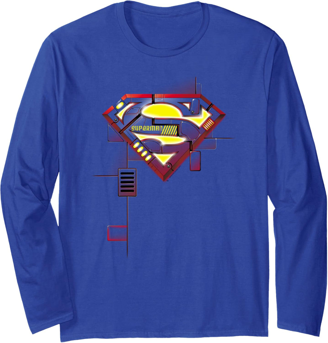 Superman Super Mech Shield Langarmshirt