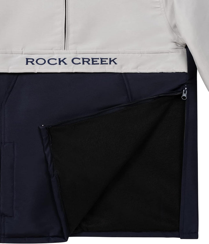 Rock Creek Damen Windbreaker Jacke Anorak D-477 M Dunkelgrau, M Dunkelgrau