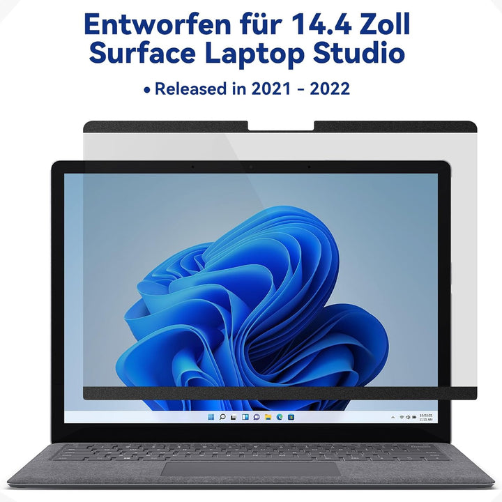 Magnetischer Blickschutzfilter Kompatibel Mit Microsoft Surface Laptop Studio 14.4 Zoll, Abnehmbar A