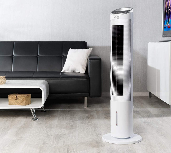 Sichler Haushaltsgeräte Air Cooler: 3in1-WLAN-Luftkühler mit App, für Siri, Alexa & Google Assistant