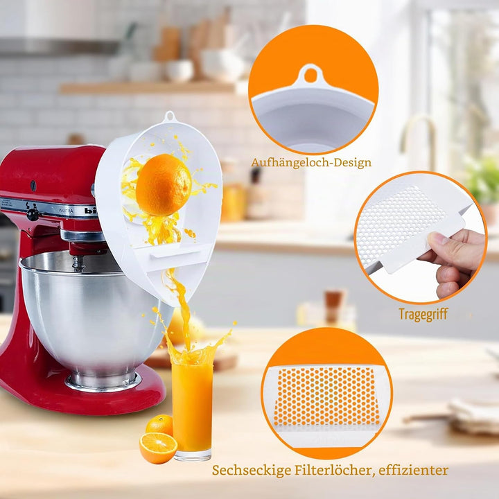 Entsafteraufsatz für Kitchen Aid Standmixer, Zitrusfruchtentsafteraufsatz für Kitchen Aid Mixeraufsä
