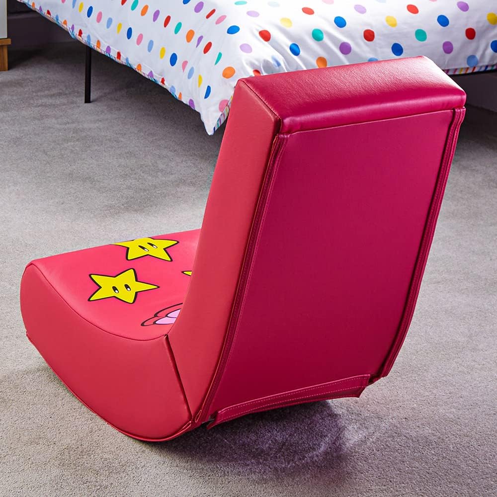 X Rocker Nintendo Super Mario Floor Rocker | Gaming Sessel für Kinder | Prinzessin Peach Design