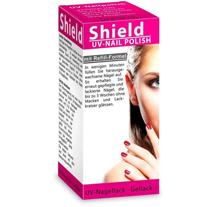 Gel-Lack - Shield Lack - LED & UV-Nagellack Pearly-Red-Orange 2018, Pearly-Red-Orange 2018