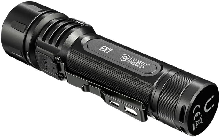 Nitecore EX7-6000 Lumen Flutlicht-Mix-betriebener USB-C-Akku, Schwarz