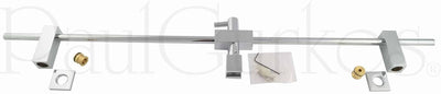PaulGurkes Duschstange Set mit Handbrause Brauseschlauch Aufputz Dusche