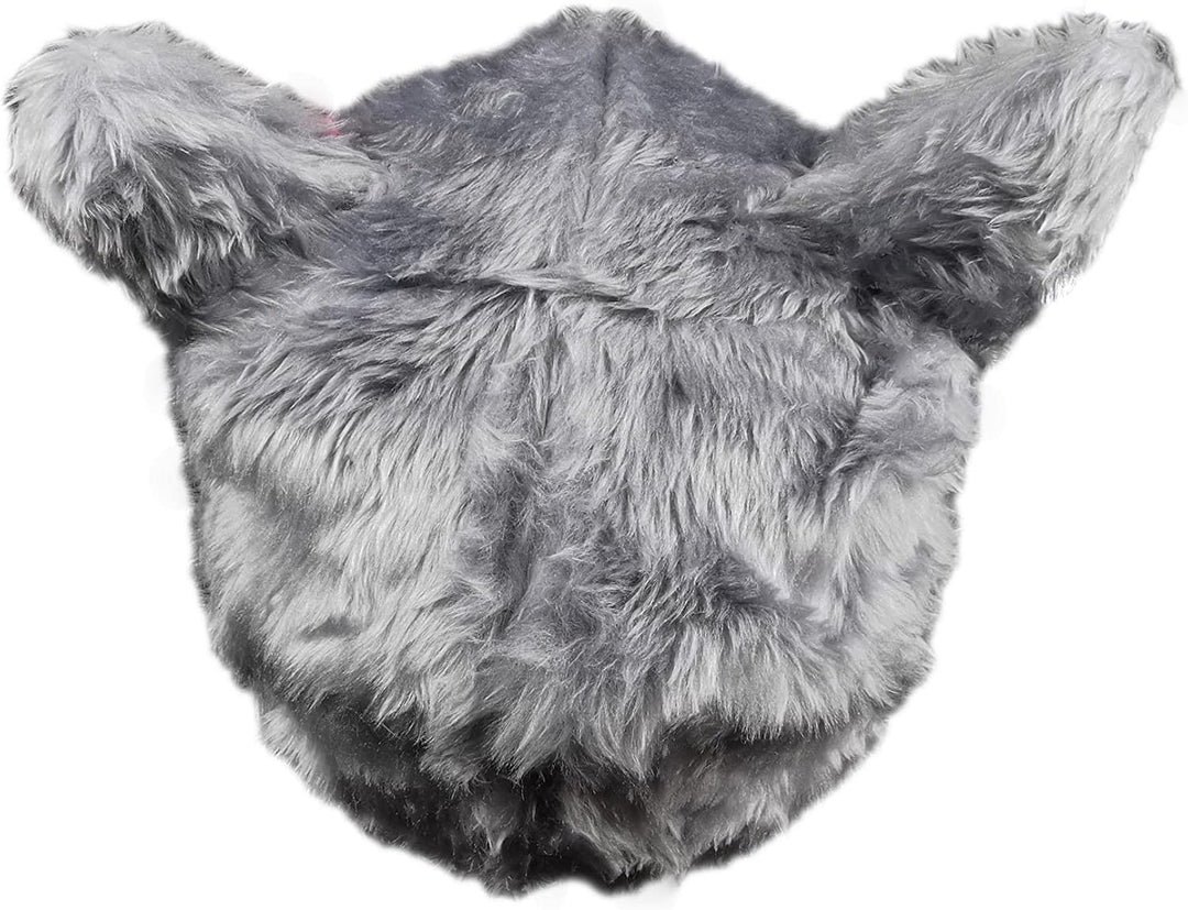 Motorradhelm Überzug Plüsch - Lustiger Helmüberzug Motorrad Grau, Grau