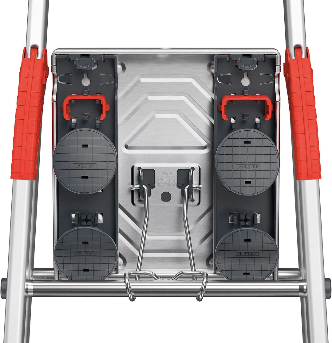 Hailo EasyClix Wechselfüsse Garden Grösse L, Wechselfuss-Set für Hailo Stehleitern, Leiter-Zubehör,