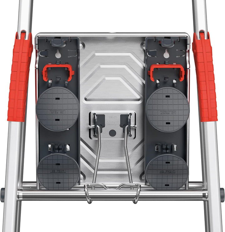 Hailo EasyClix Wechselfüsse Garden Grösse L, Wechselfuss-Set für Hailo Stehleitern, Leiter-Zubehör,