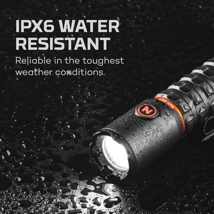 NEBO Torchy 2K Taschenlampe & Arbeitsleuchte - USB-C Wiederaufladbare Camping- & Arbeitstaschenlampe