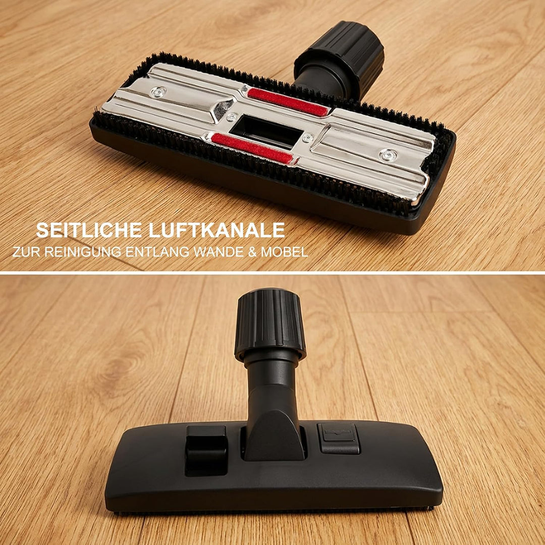 Staubsaugerdüse 32-37mm Universal Hartbodenbürste - Staubsauger Bürste für Parkett Fliesen Laminat,