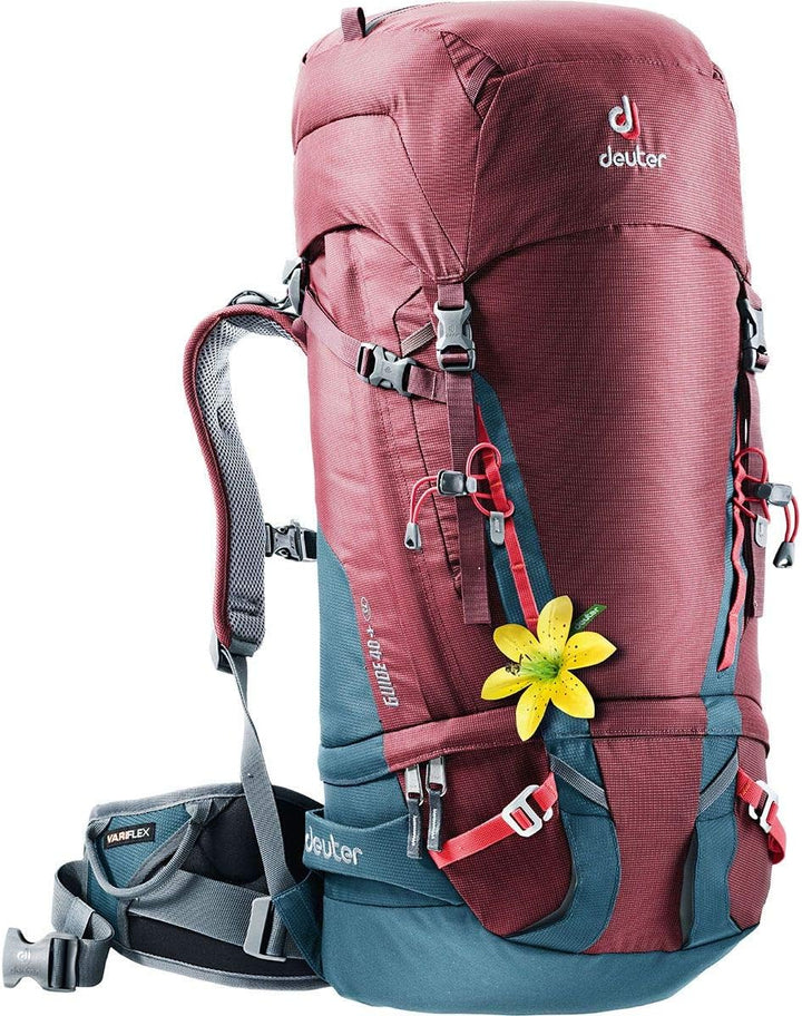 Deuter Damen Guide SL Alpin-Rucksack, Maron-Arctic, 72 x 28 x 20 cm, 40 + 8 L