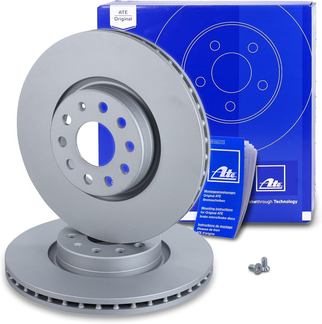 ATE Bremsenset Vorderachse inkl. Bremsscheiben vorne Ø 312 mm belüftet und Ceramic Bremsbeläge vorne