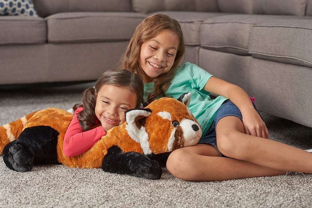 Wild Republic 15945 17956 Jumbo Plüsch Kleiner Panda, grosses Kuscheltier, Plüschtier, Cuddlekins, 7