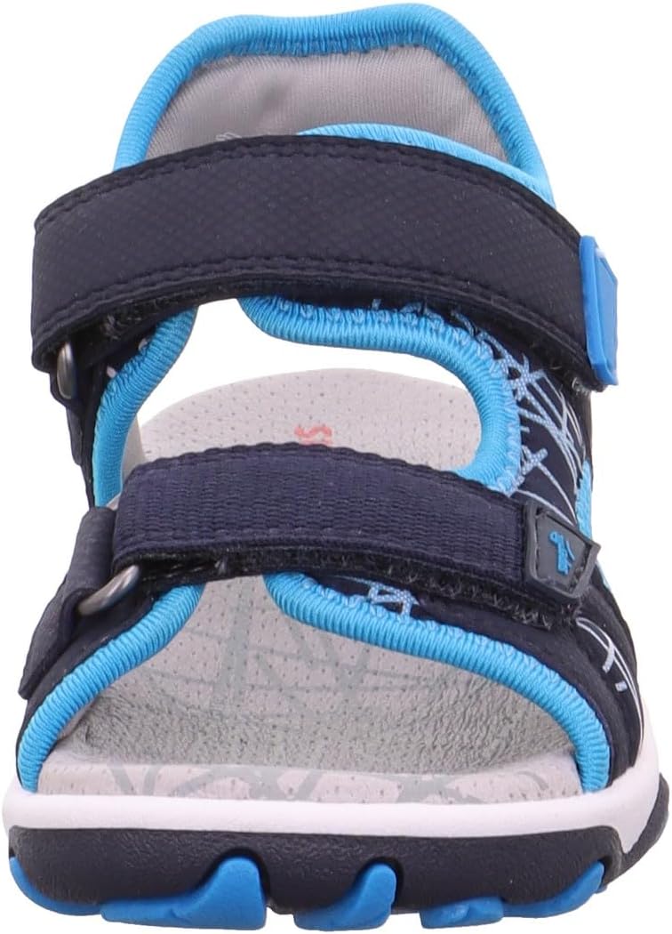 Superfit Jungen MIKE 3.0 Riemchensandalen 25 EU Blau Blau 8000, 25 EU Blau Blau 8000