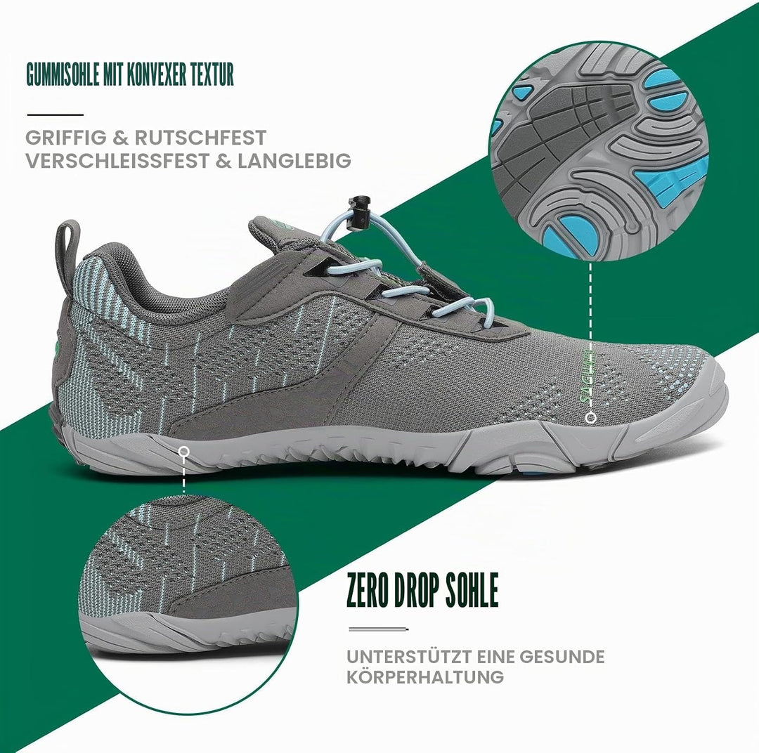 SAGUARO Barfussschuhe Herren Barfussschuhe Damen Barfuss Schuhe Zehenschuhe Outdoor Fitnessschuhe ru