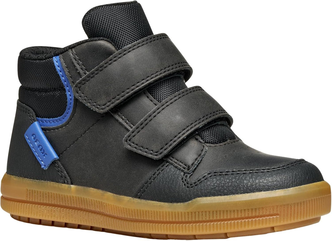 Geox Jungen J Arzach BoySneaker 24 EU Black Royal, 24 EU Black Royal
