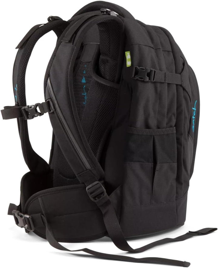 Satch Pack ab 5. Klasse ergonomisch 30L Stauraum standfest Organisationstalent 45 cm Black Bounce, 4