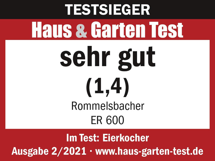 Rommelsbacher ER 600 Eierkocher, 400,