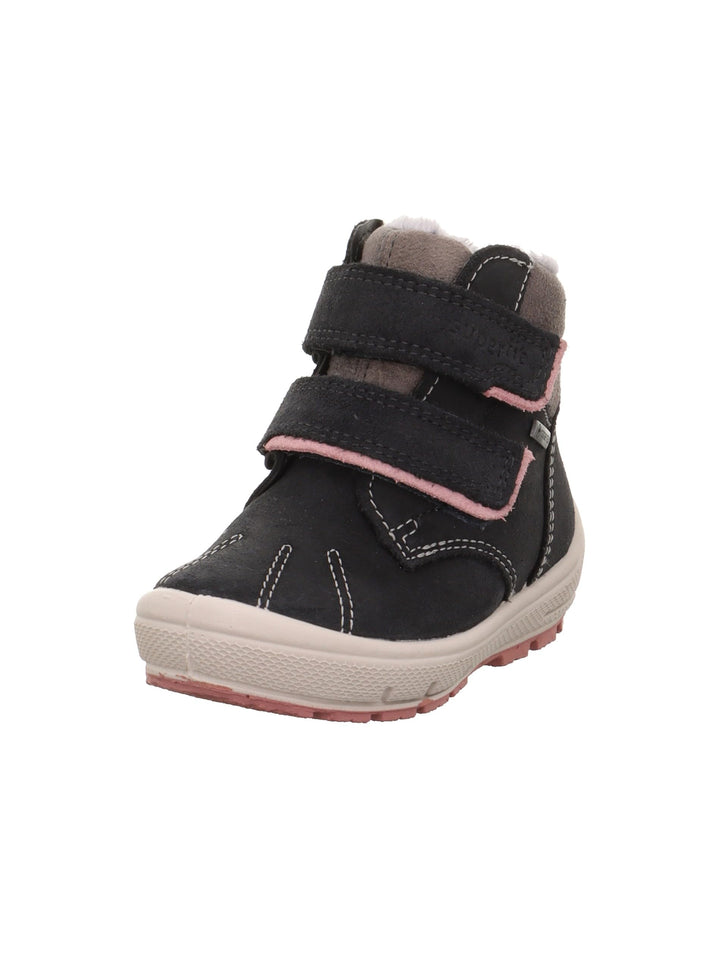Superfit Jungen GroovySchneestiefel 22 EU Grau Rosa 2000, 22 EU Grau Rosa 2000