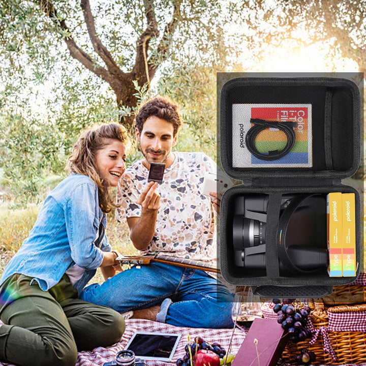 co2CREA Hart Tragbare Schutzhülle Etui Tasche für Polaroid I-2 Instant Camera,Kameratasche kompatibe