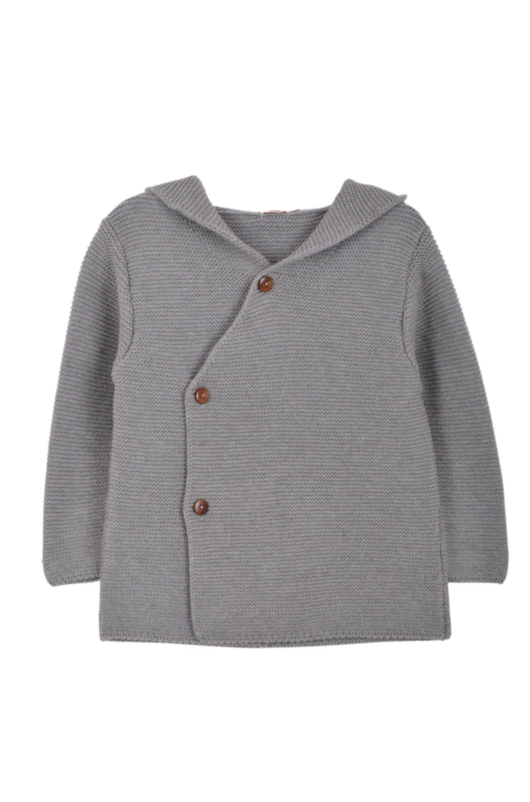Minora Baby Junge Mädchen Strickjacke mit Kapuzenpullover - Unisex Cardigan Kinder Winter Kleidung 4