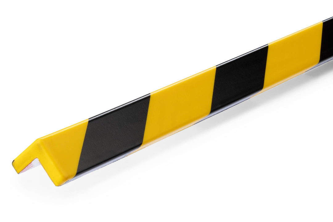 Durable Eckschutzprofil C19, selbstklebend, 1 m, Packung à 5 Stück, gelb/schwarz, 1101130 je Klebefl