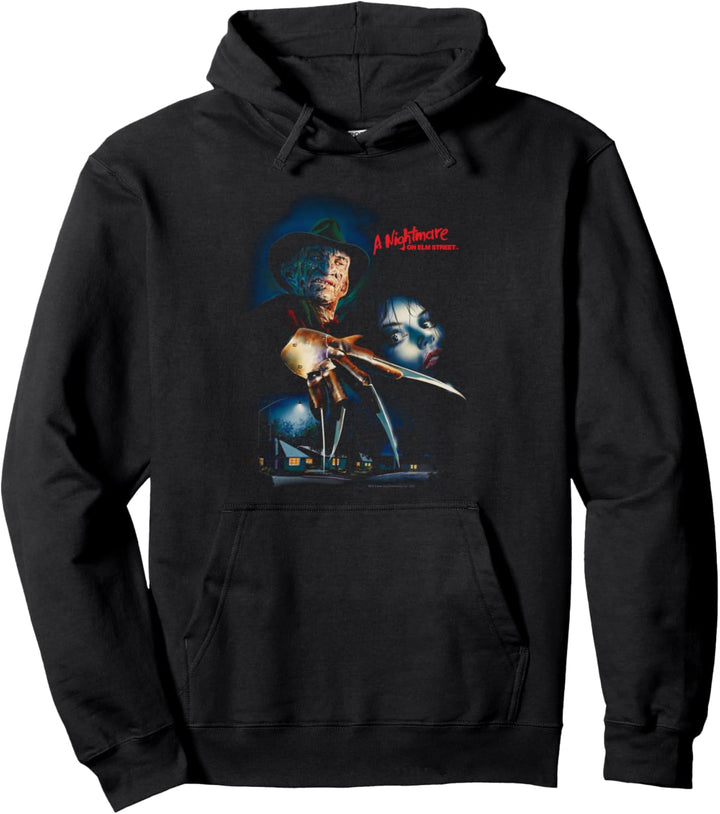 Nightmare on Elm Street Elm Street Poster Pullover Hoodie