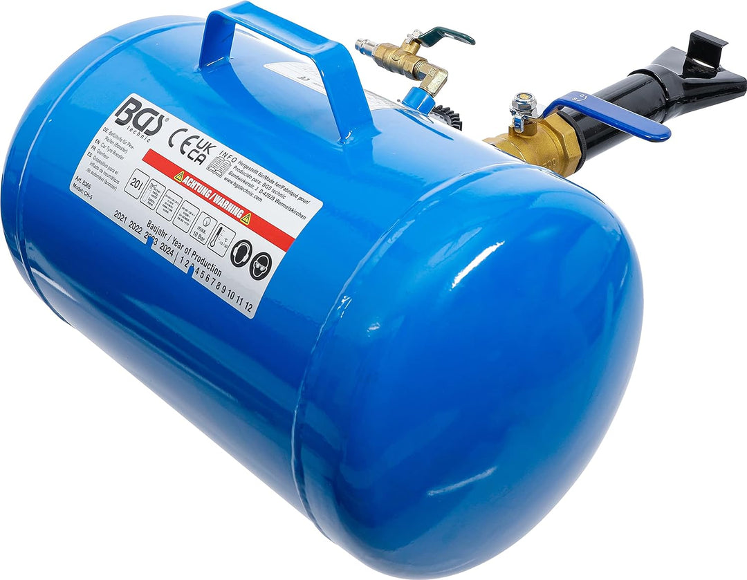 BGS 8365 | Befüllhilfe für Pkw-Reifen (Booster) | Reifenfüller | Airbooster | Luftkanone | Befüllhil