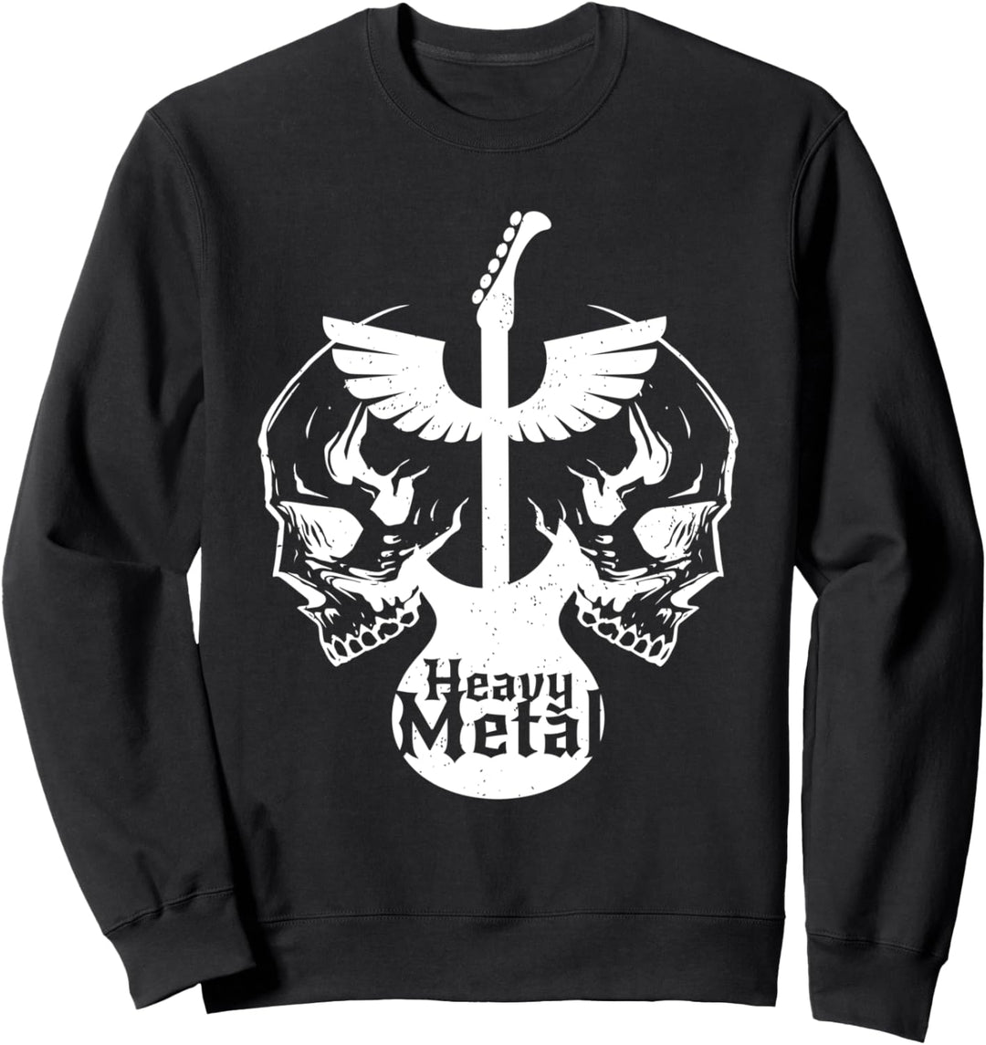 Heavy Metal Fliegende Gitarren Musik Geschenk T Shirt Sweatshirt