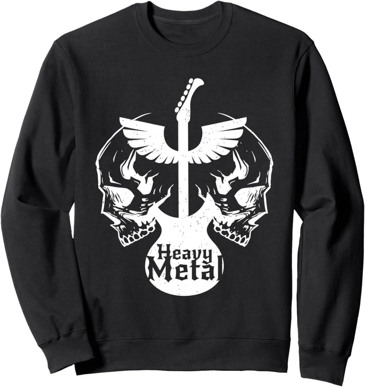 Heavy Metal Fliegende Gitarren Musik Geschenk T Shirt Sweatshirt