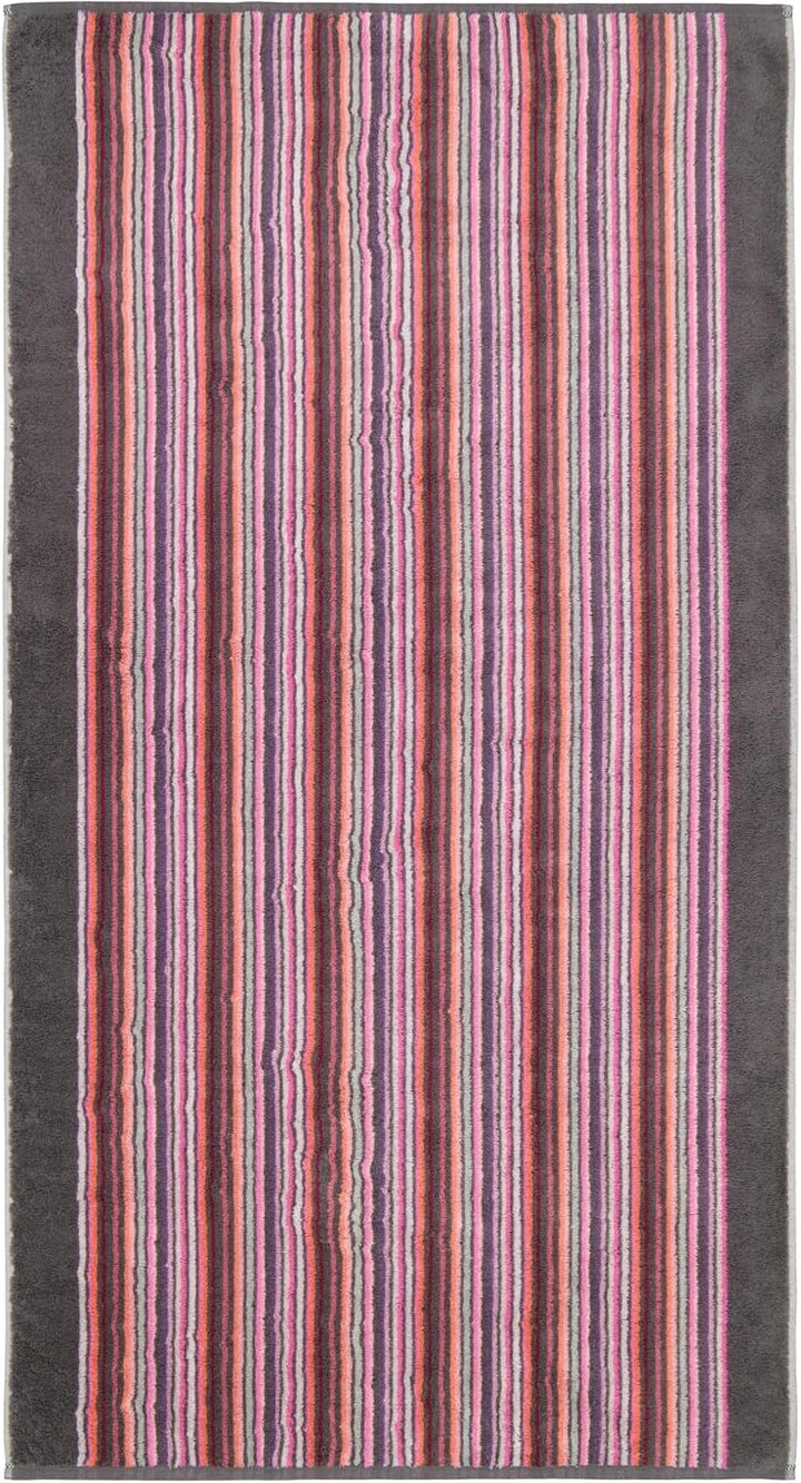 CAWÖ Home Handtücher Remake Streifen 2020 Beere-Multicolor - 17 Duschtuch 70x140 cm, Duschtuch 70x14