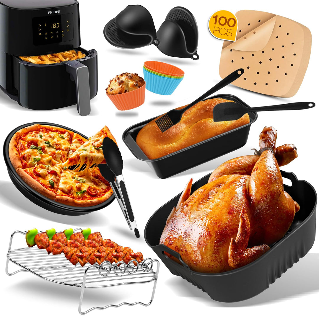 Heissluftfritteuse Zubehör für Philips Essential XL 6,2L HD9270/90, Philips 5000 Serie XXL HD9285/90