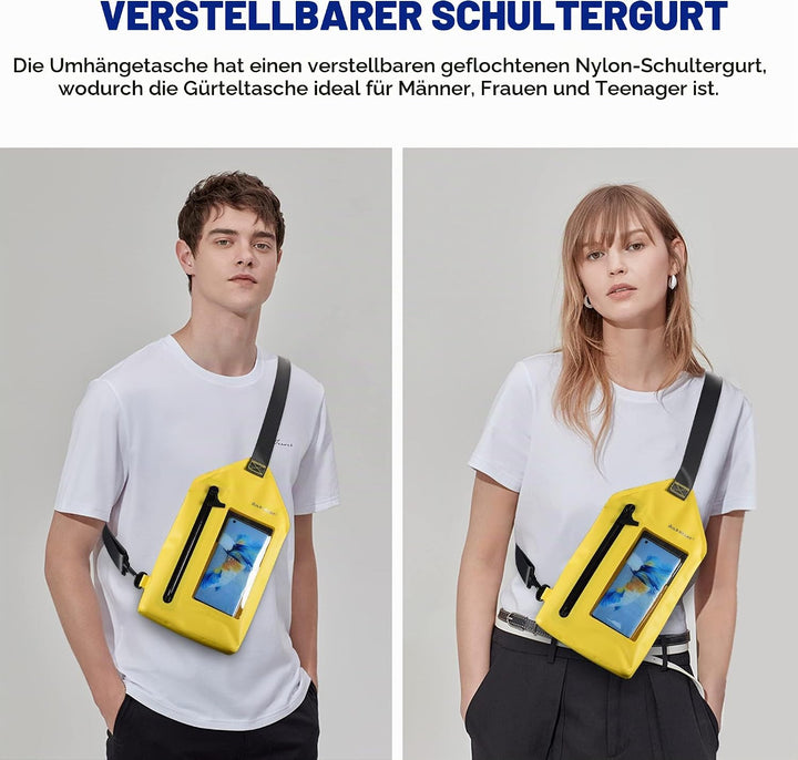 WILD HEART wasserdichte Umhängetasche Beutel Mode Tauchen Unterwasser-Tasche für Schwimmbecken, Stra