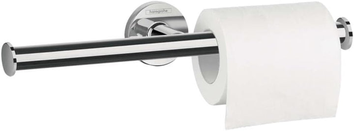 hansgrohe Logis Universal Toilettenpapierhalter (Badzubehör für 2 Rollen, ohne Abdeckung) Chrom Papi