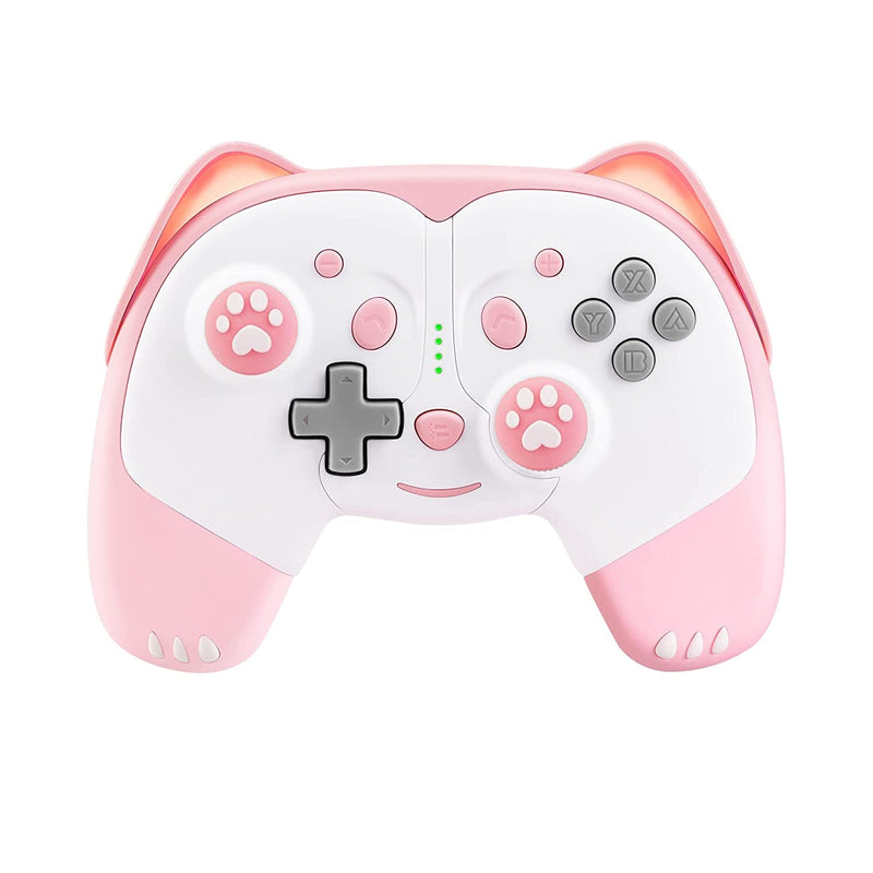 AJIJAR Kabelloser Controller kompatibel mit Nintendo Switch/Switch Lite, Bluetooth Pro Controller mi