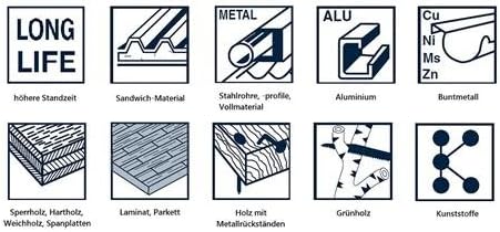 WERKON Profi Multisägeblatt 210 x 30 mm 60Z Universalsägeblatt Kreissägeblatt