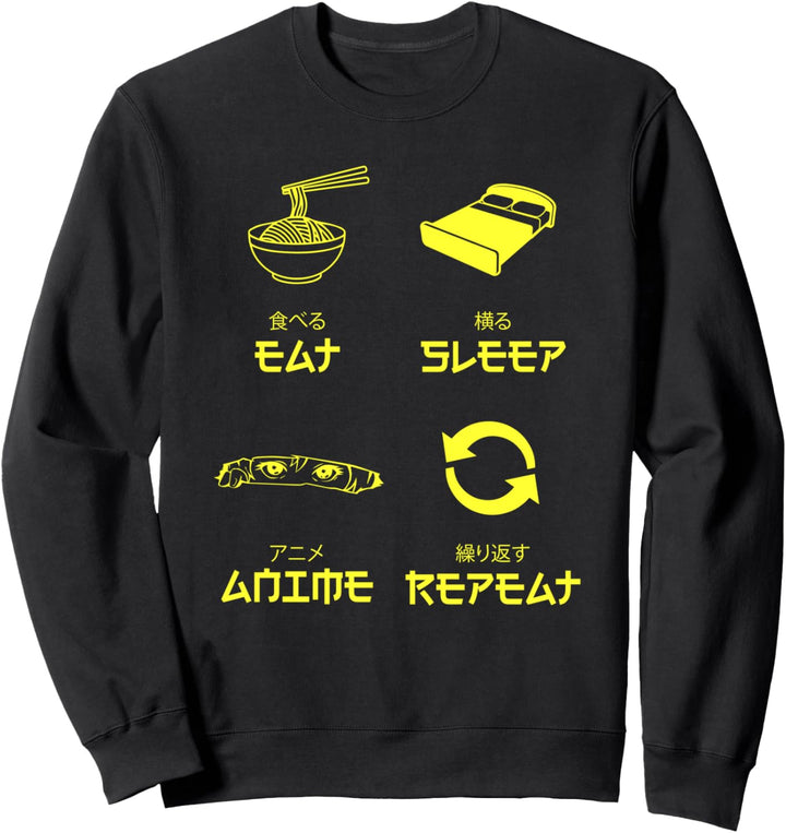 Anime T-Shirts für Männer Frauen Kinder Merch Stuff Kawaii Sweatshirt