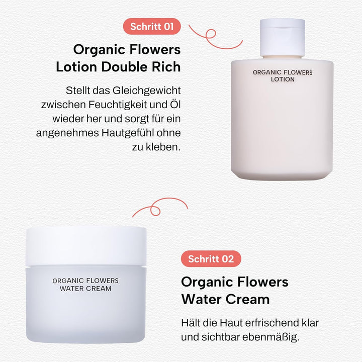 Whamisa Bio-Blumen-Wassercreme aus natürlichen organischen fermentierten Blumen, 51 ml