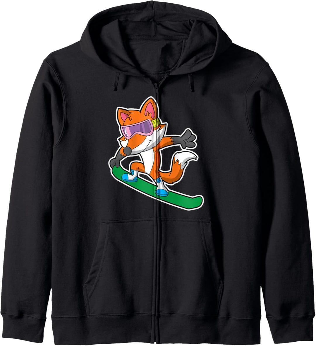 Snowboarding Fox Snowboard Snowboarder Winter Sports Kapuzenjacke