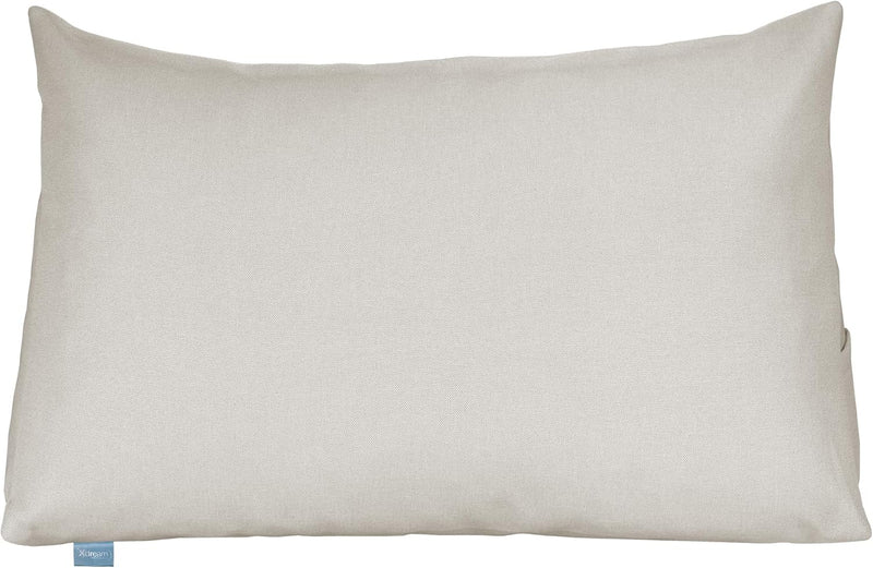 XDREAM Bettsitzkissen, Keilkissen für Bett und Sofa beige | Stabiles Rückenkissen und Lendenkissen m