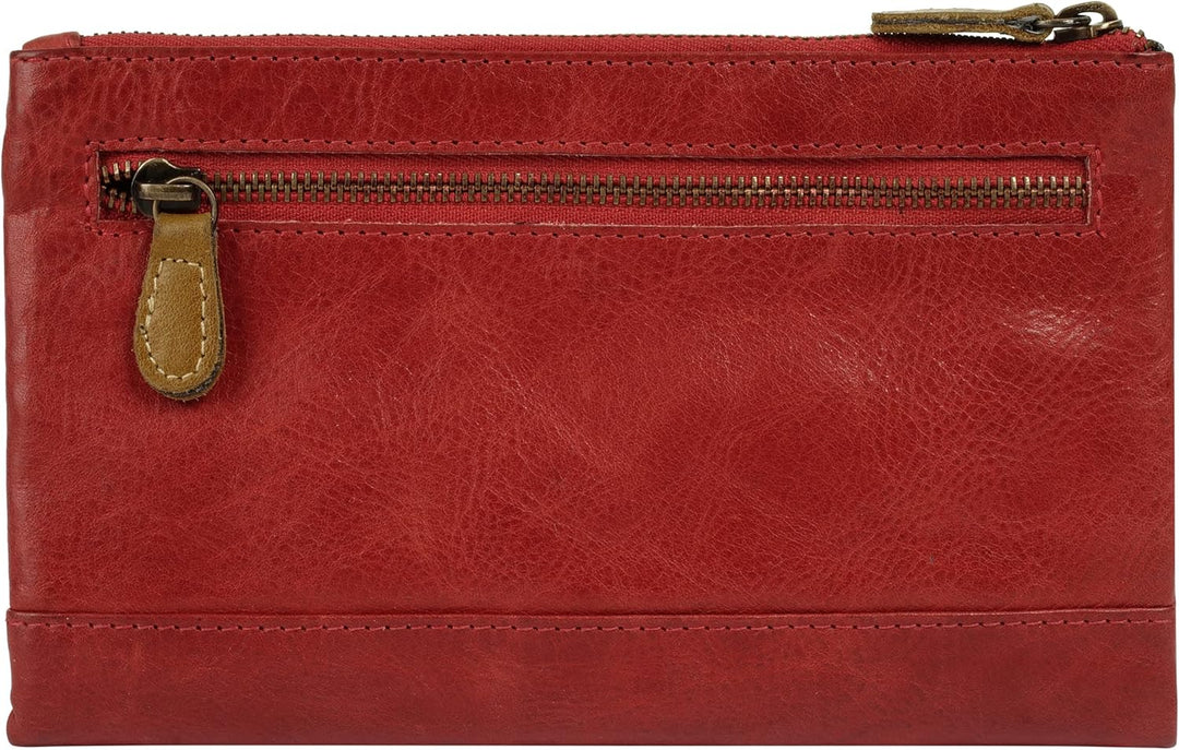 bruno banani Geldbörse Echt Leder rot Damen - 021763, Rot