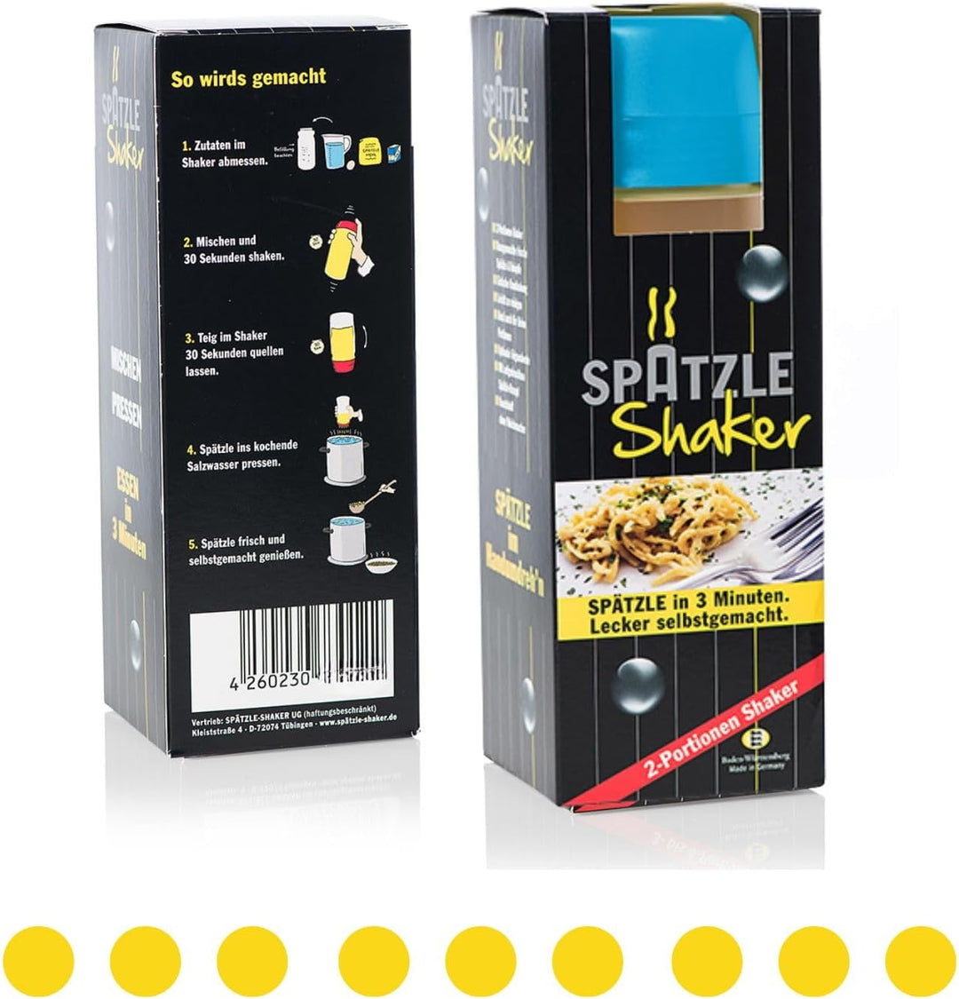 SCHNELL FRISCHE SPÄTZLE im Spätzle-Shaker machen. Vereinfachte patentierte Methode. Der All-in-one-K