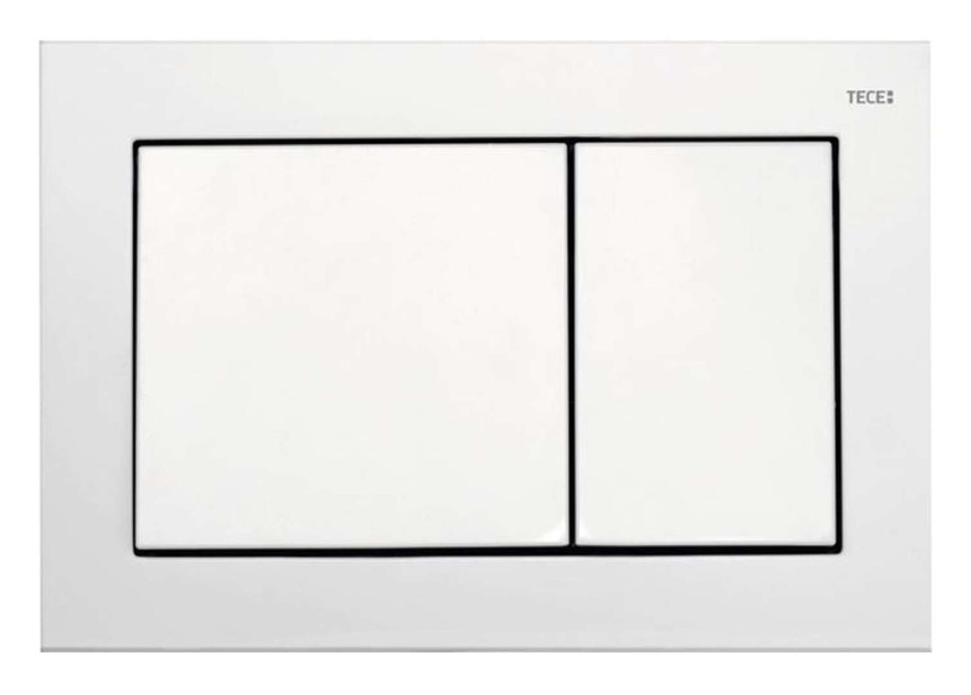 TECE WC- Betätigungsplatte base, Zweimengentechnik, 1 Stück, weiss, 9.240.700