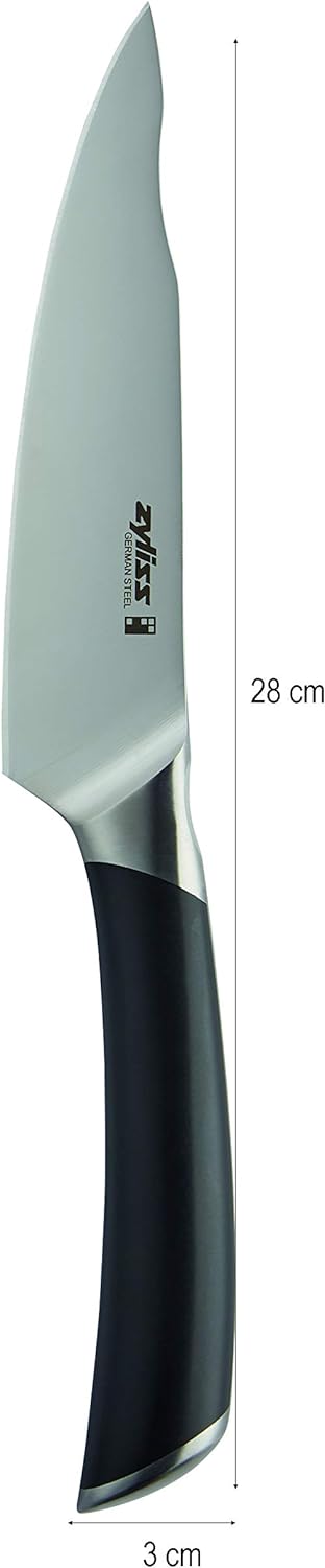 Zyliss E920275 Comfort Pro Allzweckmesser, Deutscher Edelstahl, Black Handle, Küchenmesser, Spülmasc