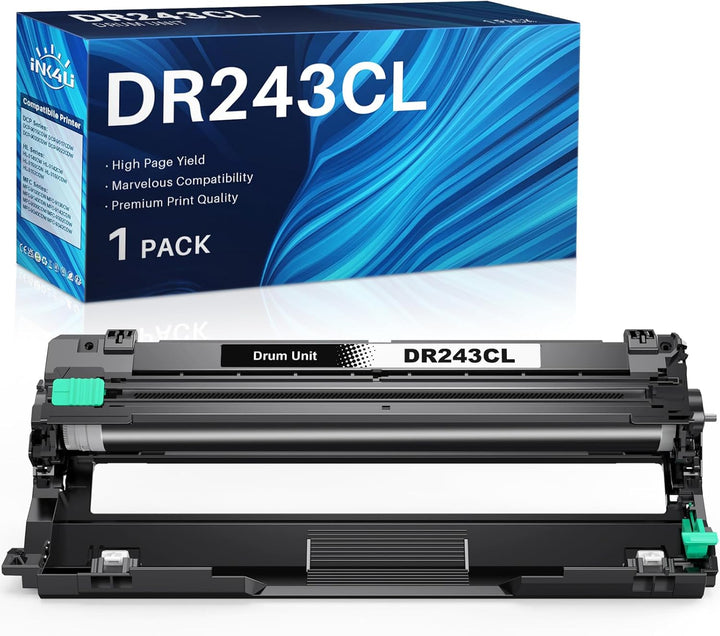 INK4U TN247 Toner DR-243CL Trommel Kompatibel für Brother DR243CL Trommel TN247 Toner für MFC-L3750C