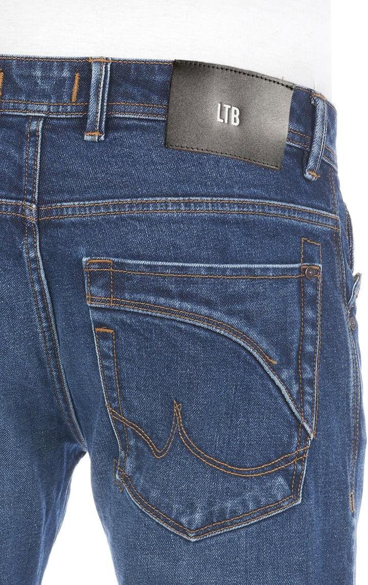 LTB Herren Jeans Hose Roden Bootcut Jeanshose Basic Baumwolle Denim Stretch Tiefer Bund Blau w28 w29