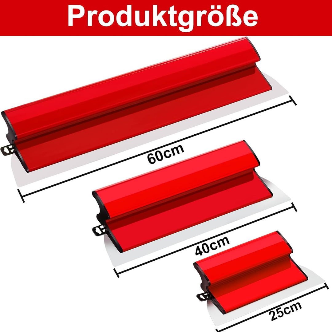Flächenspachtel Set,(25cm, 40cm, 60cm) spachtel werkzeug und 0.76 m bis 1.6 m Verlängerungsgriff Pol