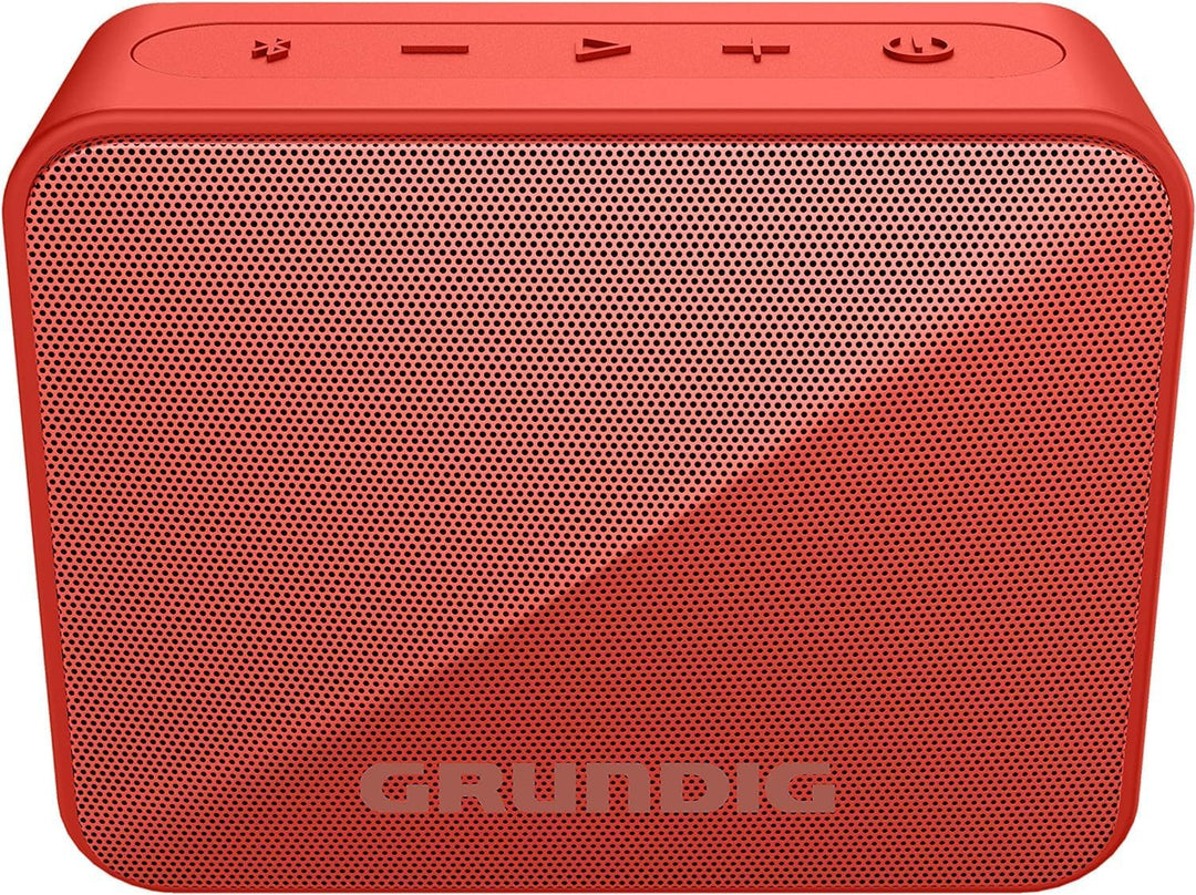 GRUNDIG Solo+ Red Bluetooth Lautsprecher, Soundbox, 3.5 W RMS Leistung, 30 Meter Reichweite, mehr al