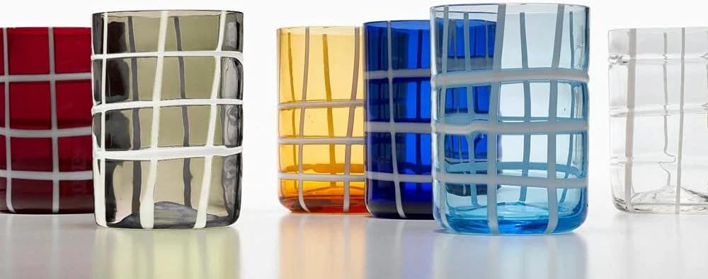 Zafferano Twiddle Tumbler Set 6 Wassergläser