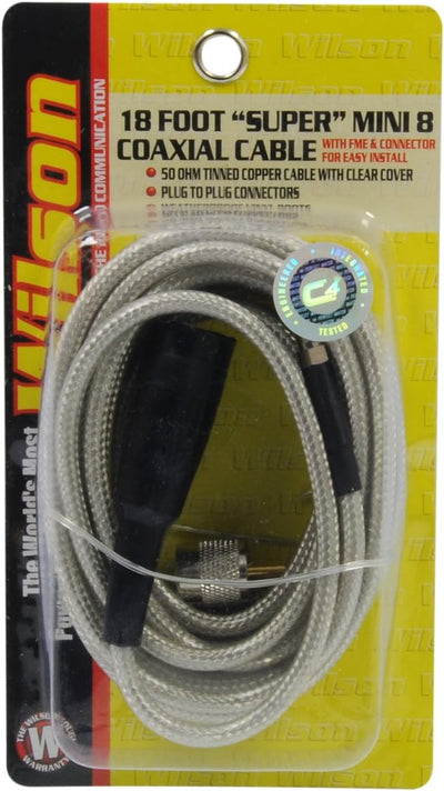 Wilson 305-830 18' Belden Coax Cable with PL-259/FME Connectors